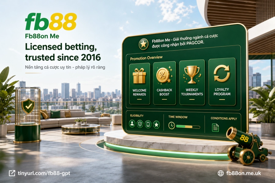 Fb88on Me nền tảng cá cược trực tuyến giấy phép PAGCOR uy tín