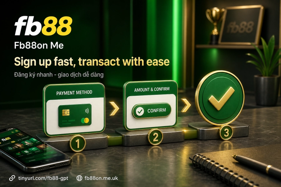 Đăng ký nạp tiền rút tiền Fb88 quy trình giao dịch nhanh chóng