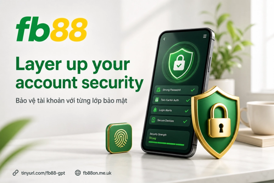 bảo mật tài khoản Fb88 xác thực hai lớp 2FA mã hóa SSL